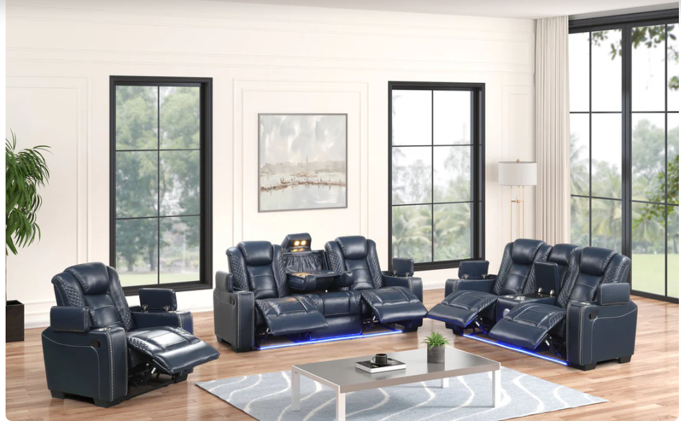 KH-STEFANO 3PC Reclining Set