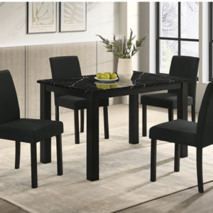 KE-2120BK-5P RESIA DINING GROUP - BLACK