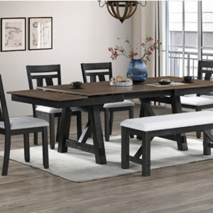 KE-2158WC-6P MARIBELLE WHEAT CHARCOAL DINING