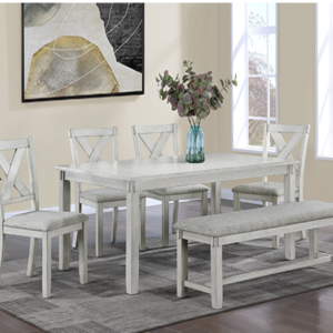 KE-2321DW-6P CLARA DRIFTWOOD DINING GROUP