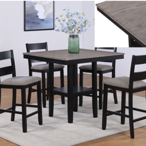 KE-2631SET-LG LESTER 5-PK CT HT TBL SET L.GREY
