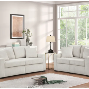KH-HH1125 Beige - Sofa & Loveseat Set
