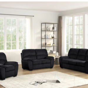 KH-Tiffany10 Black - 2PC or 3PC Living Room Set